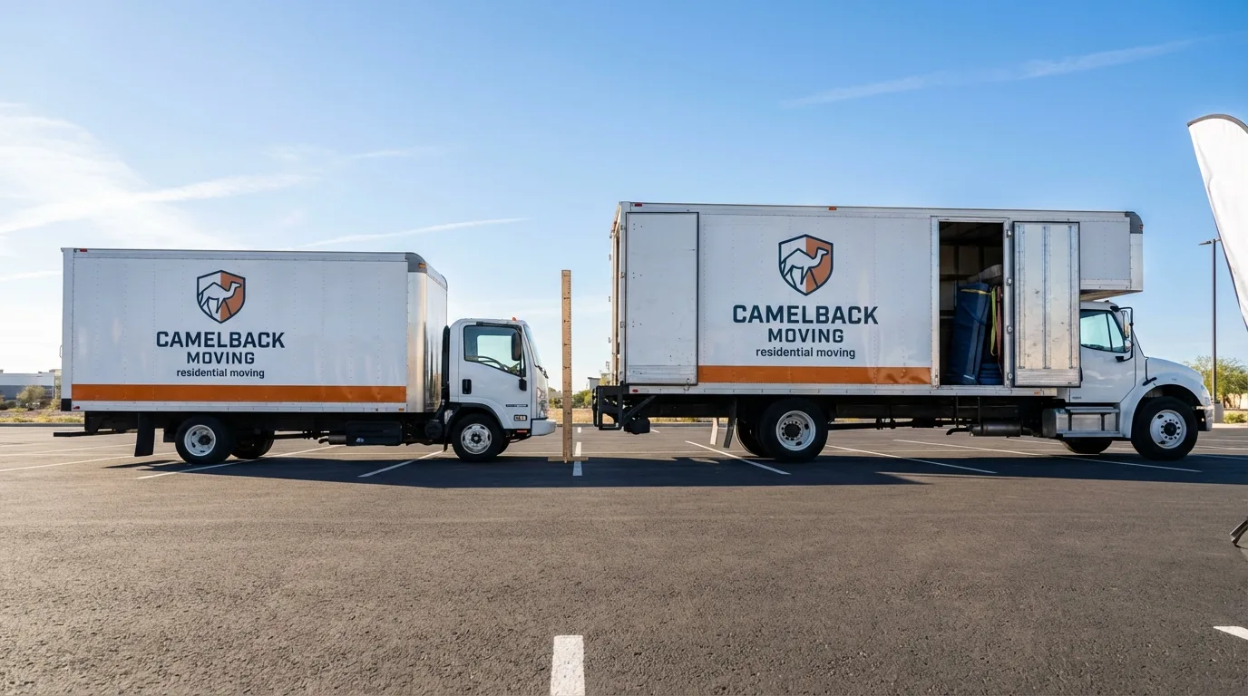 Moving truck size capacity guide in Pound Ridge